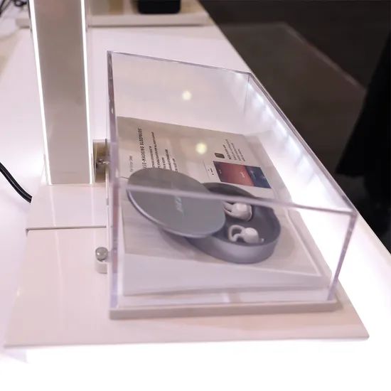 High End Interior Design Acrylic Phone Earphone Smart Interactive Display Rack - Image 4