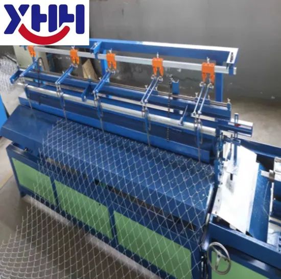 Netchain Mesh Chain Link Fully Automatic Chain Link Fence Net Making Machine for Diamond Wire ...