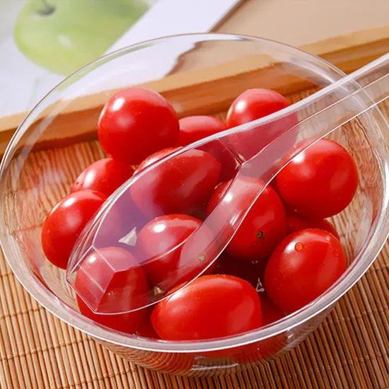 Disposable Transparent Plastic PS Food Bowl for Wedding Party Events - Image 3