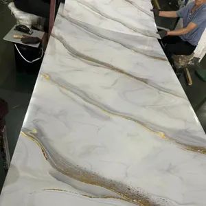 Eco-Friendly 3D UV Board PVC Marble Sheet Marmol Panel De Pared - Image 2