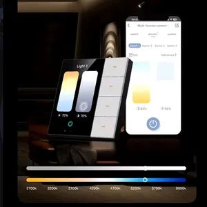 Touch Screen Home Controller Smart Switch for Tuya Devices with 4 Physical Buttons - Image 5