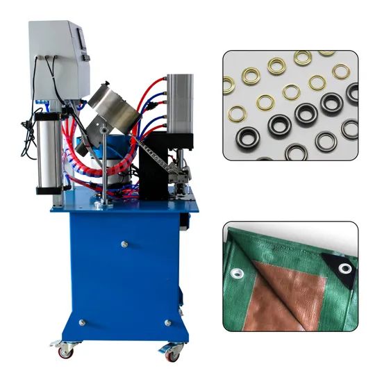 Automatic Eyelet Punching Machine for Tennis Net Origin China Condition New Net Weight 190kg Model NO. QC16002 HS Code 8479819000 - Image 3