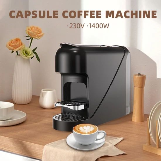 Home Nespresso Capsule Coffee Machine Coffee Maker 1400W 1L Water Tank Convenient - Image 1