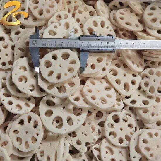 IQF Frozen Lotus Root Slices Vegetables Frozen Food GMO None Color White Blanching Yes Type Lotus Root HS Code 0710809090 - Image 4