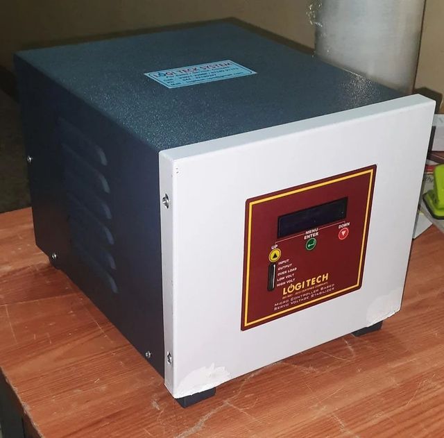 Single Phase Logitech SCVS Servo Voltage Stabilizer, Capacity: 2 kVA - Image 3