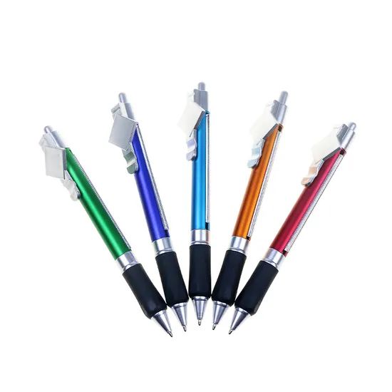 Customized Paper-Pulling Color Pattern Banner Advertising Pen with Big Clip - Image 3