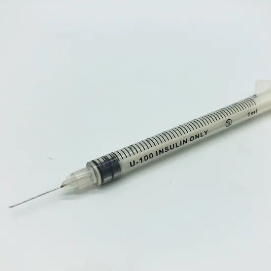 Medical Supply Disposable 1cc Syringe Insulin Syringe Group Adult Origin Hangzhou Trademark PHROGLU HS Code 9018310000 Transport Package PE or - Image 1