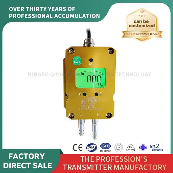 Wind Pressure (Differential Pressure) Transmitter Origin China IP Rating IP67 Specification PCS Certification ISO Trademark - Image 2