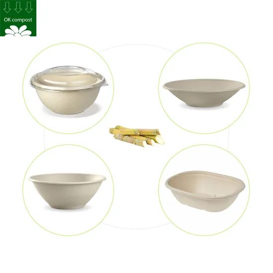 Good Price Custom Service Natural Pulp Sugarcane Bagasse Poke Bowls - Image 5