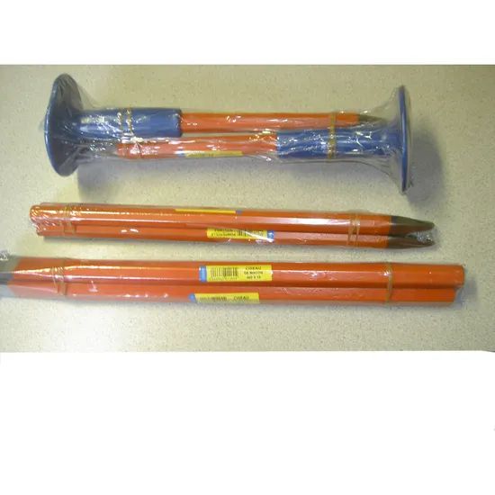 Rubber Handle 2PCS Cold Stone Chisels by Shrink Film Packing Origin China Condition New Trademark koko Color Unicolor HS Code - Image 3