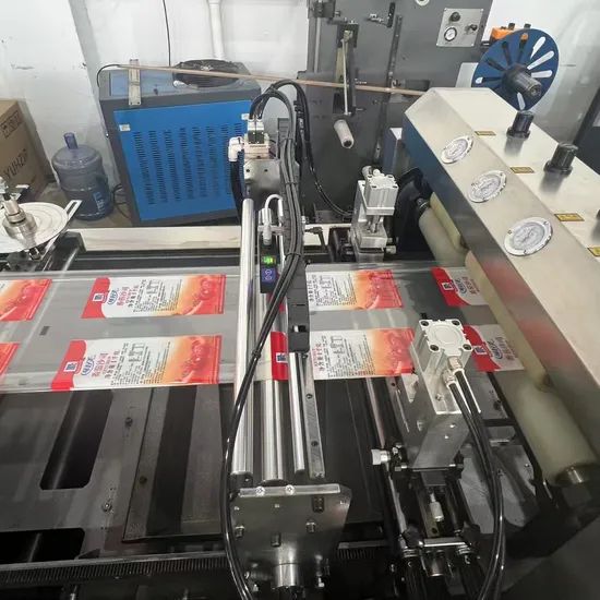 Three-Side Sealing Double Stand up Zipper Pouch Plastic Bag Making Machine - Image 5