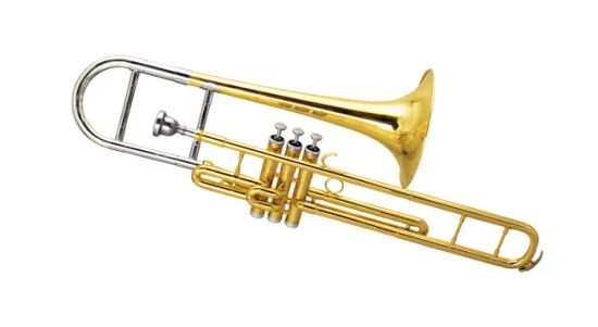 Eb Key Piston Trombone/Handmade/Gift Key Eb Age Adult Bore 12.4mm Bell 181.8mm Trademark OEM Case Wood Case Suitable for All - Image 1
