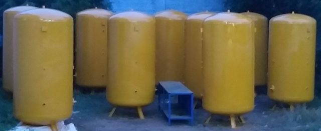 O2 Air Receivers Material MS Color Yellow Storage Volume 3000 L Material Grade IS 2062 Design Pressure 10 bar Tank Orientation - Image 4