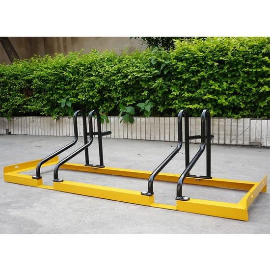 Floor Mounted Durable Modern 2 Bikes Carbon Parking E Bike Stand - Image 5
