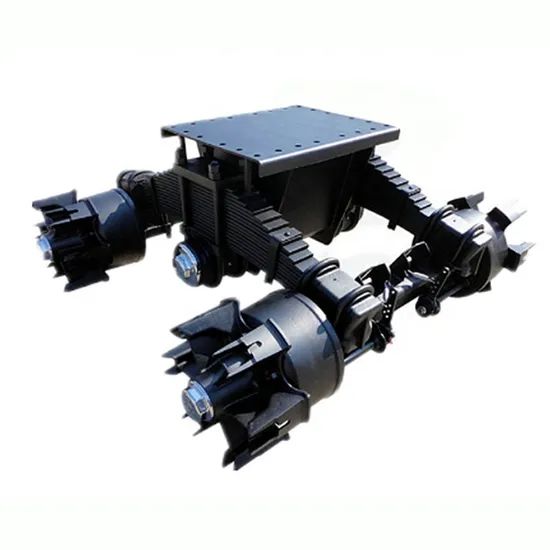 Semi Trailer Rear Axle High Mounting Spoke Wheel Bogie Suspension - Image 4