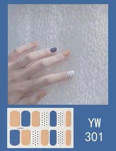 Wholesale Custom Nail Wraps Nail Art Decoration Sticker, Jamberry Nail Sticker - Image 3