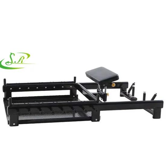 Shandong Dezhou Factory Strength Training Equipment Folding Home Black Hip Thrust Machine - Image 2