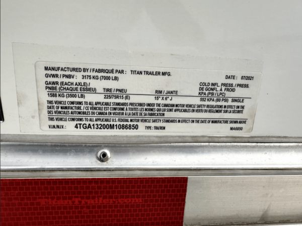 Two Horse Trailers / 2021 Titan 2 Horse Trailer - Image 3