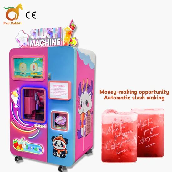 Commercial Smoothie Vending Machine Slushy Machine Support Credit Cards, Banknotes. Coin - Image 1
