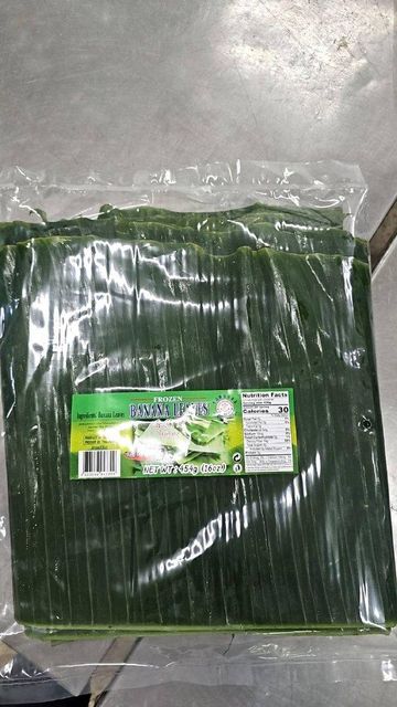 Frozen banana leaves - Image 1