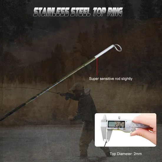 China Weihai Customized 9' 7PCS Carry Case Travel Fly Fishing Rods - Image 2