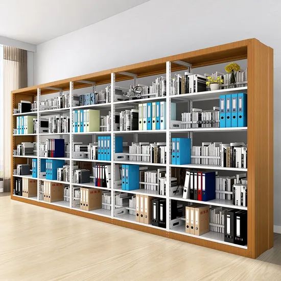 Interior Design Library Bookcases for School Size High Rotary Fixed Style Modern Condition New Folded Folded Layer 6 - Image 6