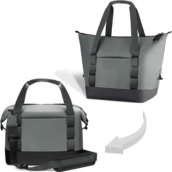 Insulated 30L Large Grey Insulated Lunch Bags Origin China Weight 0.77lb Cold Time >6h Trademark N/A Pump Power 70W Style Tote - Image 2