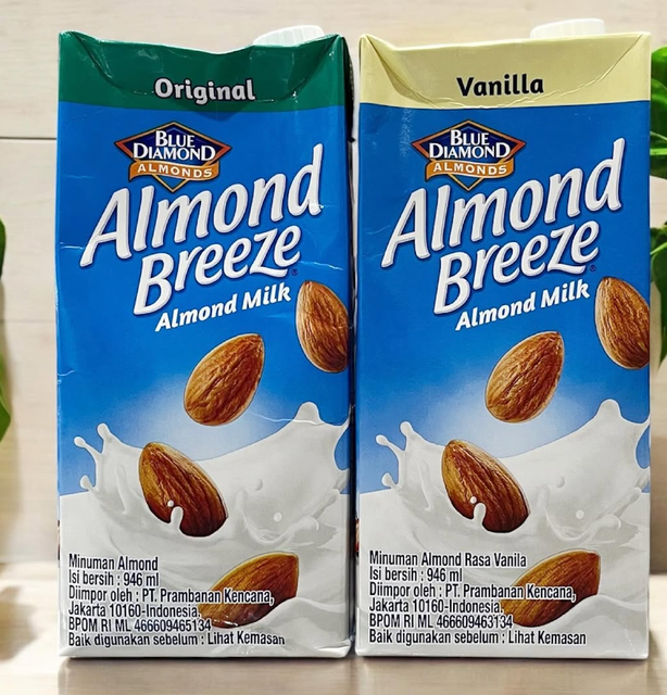 BEST Almond milk Blue Diamond Almond Breeze Almond Milk – Chocolate, Extra Creamy Original & Original (1.89L) - Image 3