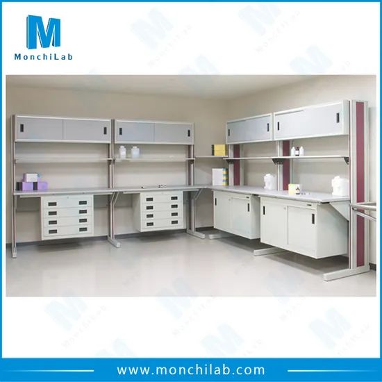School Chemistry Lab Bench with Reagent Shelf Condition New Model NO. LFLB Guarantee 2 Years Trademark MonchiLab Customized - Image 6