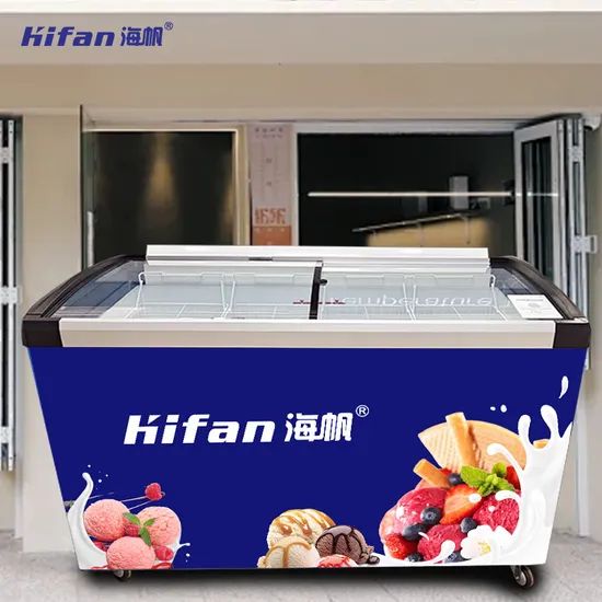 Commercial Ice Cream Display Freezer with Precise Temperature Control - Image 5