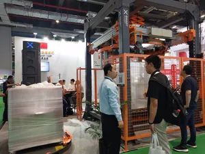 Fully Automatic Pallet Wrapper Equipment Power 1.5kw Weight 650kg Ramp Optional Condition New Model NO. X100 HS Code 84224000 - Image 2