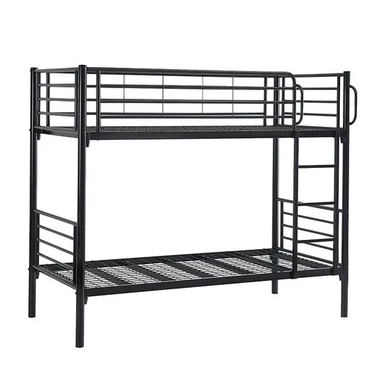 Cheap Knock Down Modern Dormitory Bunk Bed Hotel Stuff Metal Beds Frame - Image 4