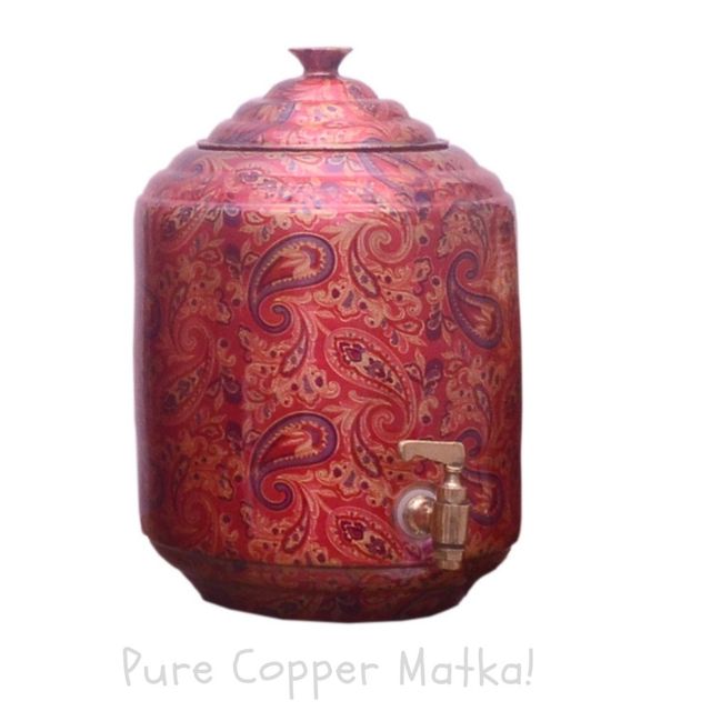 Round Copper Water Tank Shape Round Design Round Color Copper Features Printed Copper purity 98% Usage/Application Home Material 98%+ Pure - Image 3