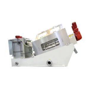 Polymer Multi Disc Hydraulic Sludge Dewatering Screw Filter Press ...