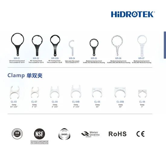 Hidrotek Single Clamp for Water Purifier 2" - Image 2