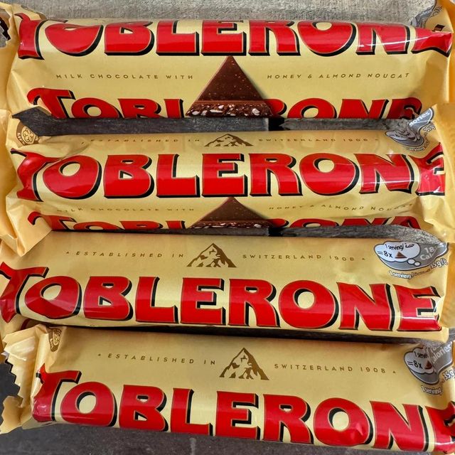Yummy Toblerone Chocolate Milk Swiss Bar With Honey Almond Nougat Premium Imported Quality Family Size Pack Ideal For Gift Birthday Party Celebration And Sweet Enjoyment Use - Image 4