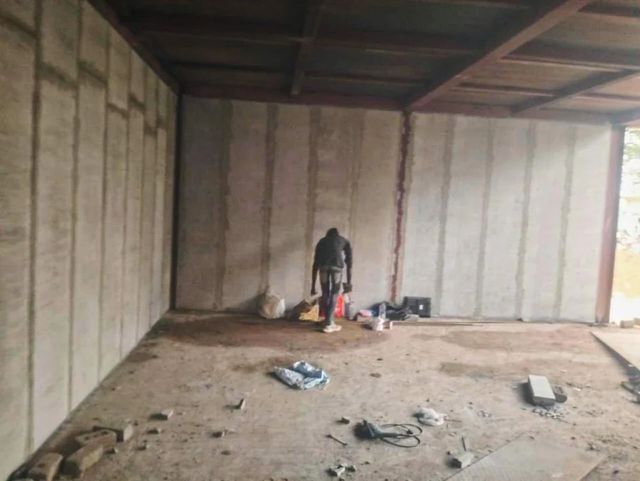 Drywall Partitions Color Grey Height 5 ft Strength High Material Cement Frame Material GI Built Type Modular Fire Resistance - Image 1