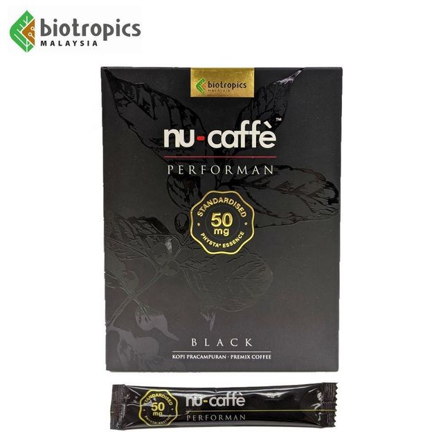 Malaysia Nu-Caffe Instant Black Coffee with Tongkat Ali Extract Without Creamer Sachets In a Box - Image 3