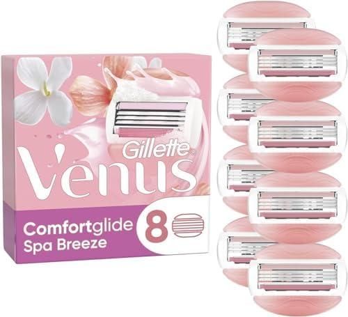 Gillette Venus Women Set of 3 Skin Love Razors with Skin Essence - Blue & White - Shaving and Hair Removal for Women - Image 3