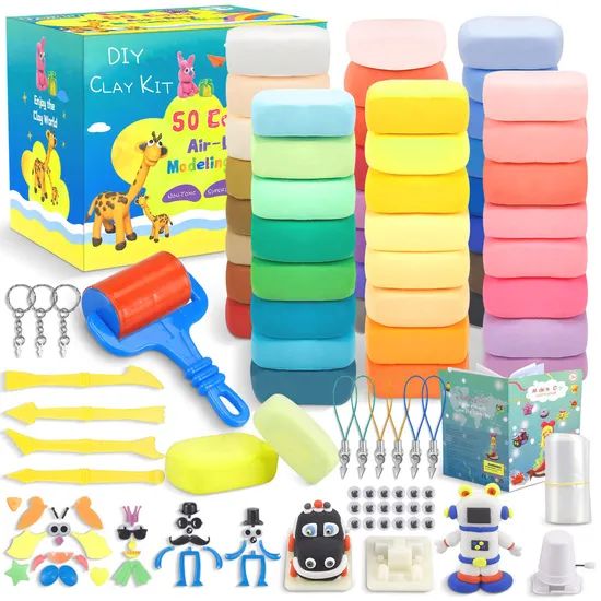Wholesale Price High Quality Clay Crafts 36 Colors Soft Super Light Clay Modeling Air Dry Polymer Clay for DIY Handmade Toys - Image 2