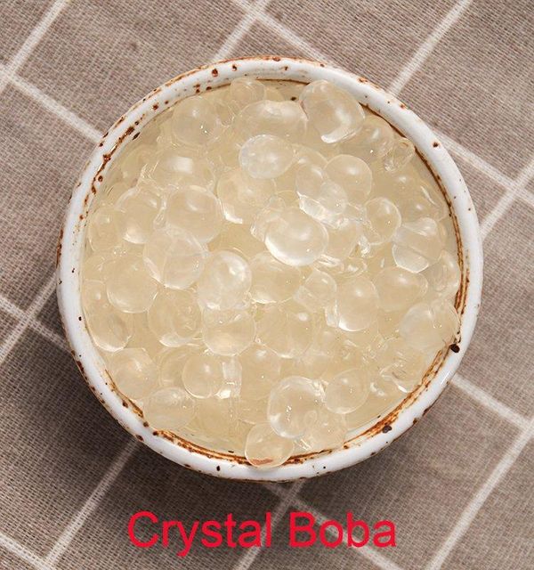 Wholesale Bubble tea drinks milk tea instant jelly Original crystal boba jelly topping Bubble Tea Ingredients - Image 2