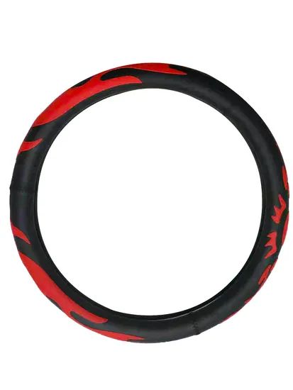 Latex Steering Wheel Covers Payment T/T Origin China Size Universal Brand Pengzhan Color Red/Black Logo Accepetance Model NO. - Image 2