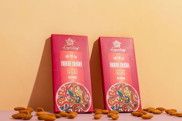 2026 Good Taste High Quality Nuts VietNam Chocolate Bar - Chocolate Bar Almonds for Gifting - Image 4