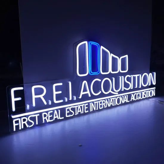 Custom Outdoor Illuminated Acrylic Neon Light Advertising LED Neon Sign - Image 2