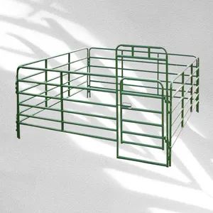 Portable DIY Farm Fence Modular Design for Temporary Horse Racetrack Enclosure - Image 6