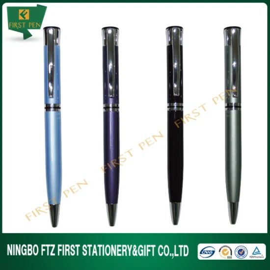 Item Y408 Metal Pen Logo Material Metal Model NO. Y408 Trademark No Mark Unit Weight 19.5g HS Code 9608100000 Style Metal Ball - Image 1