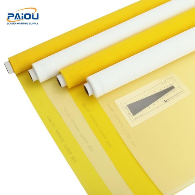 100% Polyester SilkScreen Printing Mesh Available Colors White, Yellow Material 100% Polyester Monofilament Yarn Operating Temperature Range 120°c To 195°c - Image 4