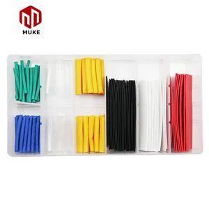 127PCS Cable Sleeve Shrink Tubing Cable Protection Wire Cover - Image 2