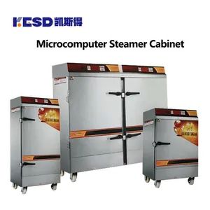 Food Steaming Cabinet, Commercial Rice Roll Steamer Machine Gas, Industrial Rice Steam Cooker Electric Food Steamers - Image 3