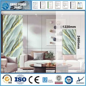 WPC Wall Decoration Panel 1220X2440mm Outdoor Use Level a Usage Indoor Design Style Modern Customized Customized Model No. PVC UV - Image 3